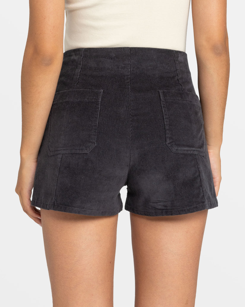 Women Roxy® Sessions Corduroy Shorts Black | CBRX-17520