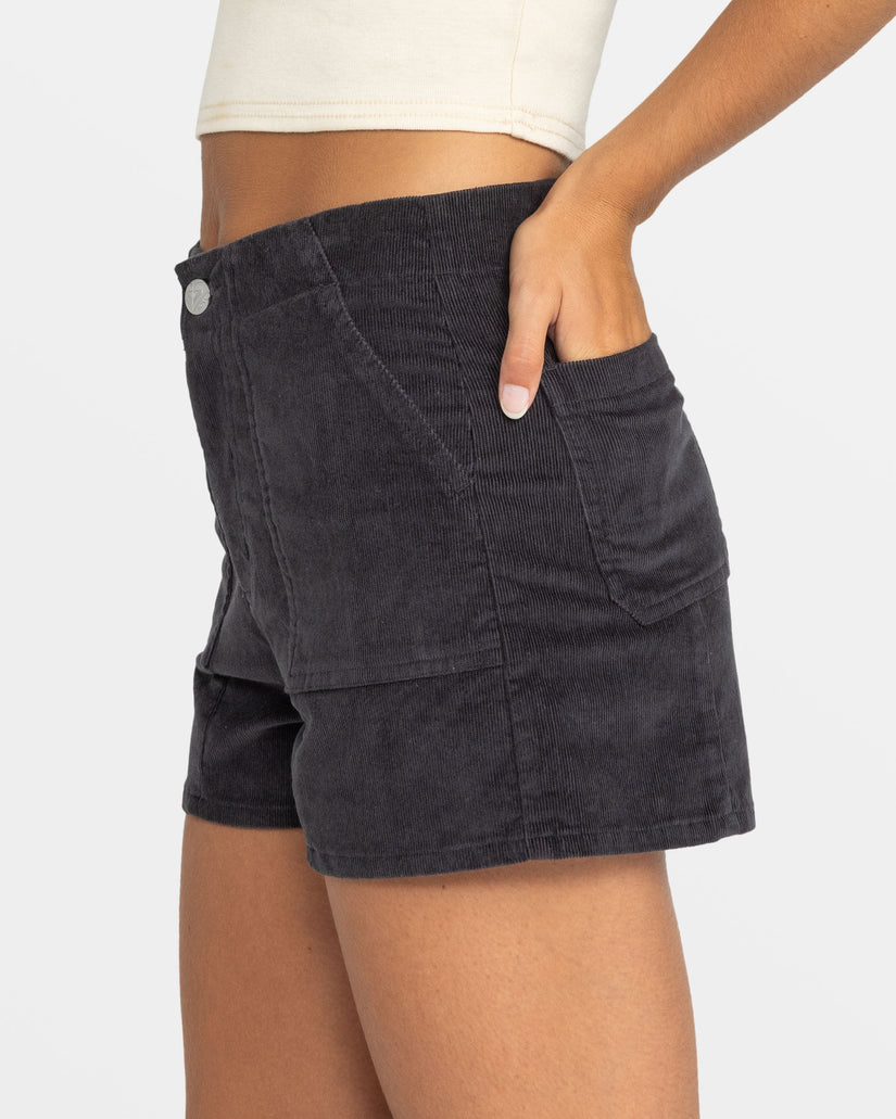 Women Roxy® Sessions Corduroy Shorts Black | CBRX-17520