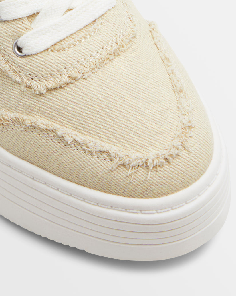 Women Roxy® Sheilahh 2.0 Fray Sneakers Beige | FVGJ-17943