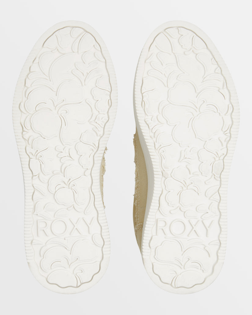 Women Roxy® Sheilahh 2.0 Fray Sneakers Beige | FVGJ-17943