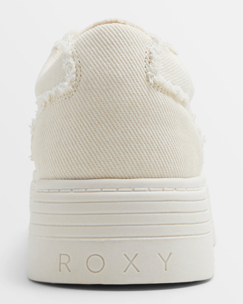 Women Roxy® Sheilahh 2.0 Fray Sneakers White | WEJF-24376