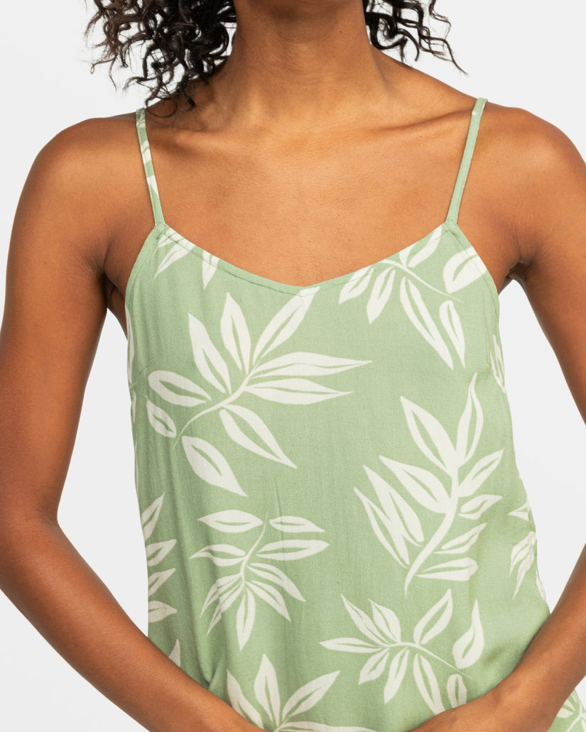 Women Roxy® Shine A Light Mini Dress Green | QHYW-17832