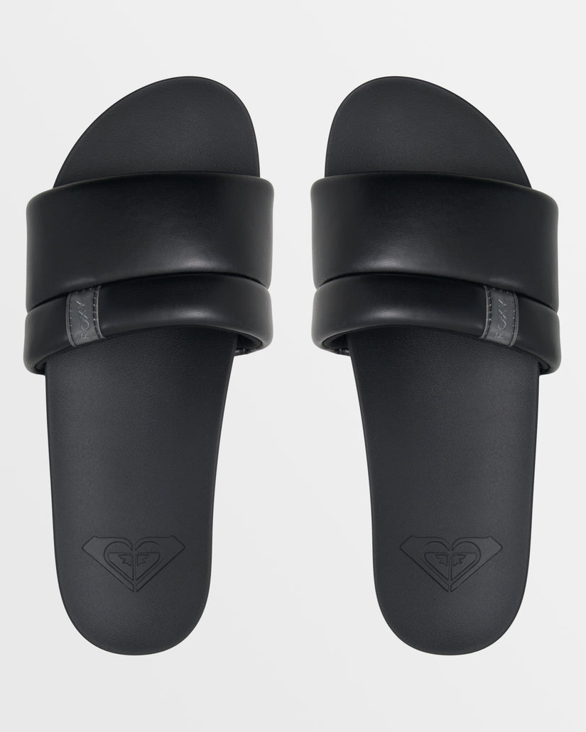 Women Roxy® Slipin Slide Sandals Black | JKIF-27948