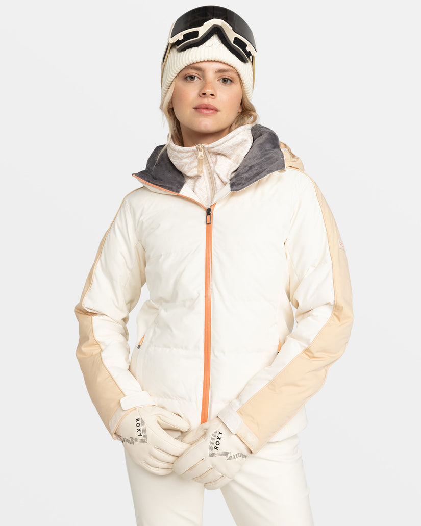Women Roxy® Snowblizzard Snowboard Jackets White | JSVT-48197