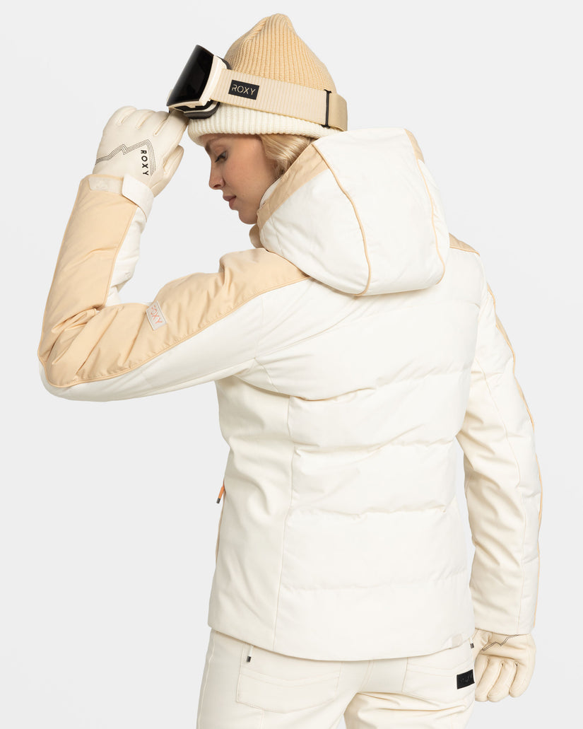 Women Roxy® Snowblizzard Snowboard Jackets White | JSVT-48197