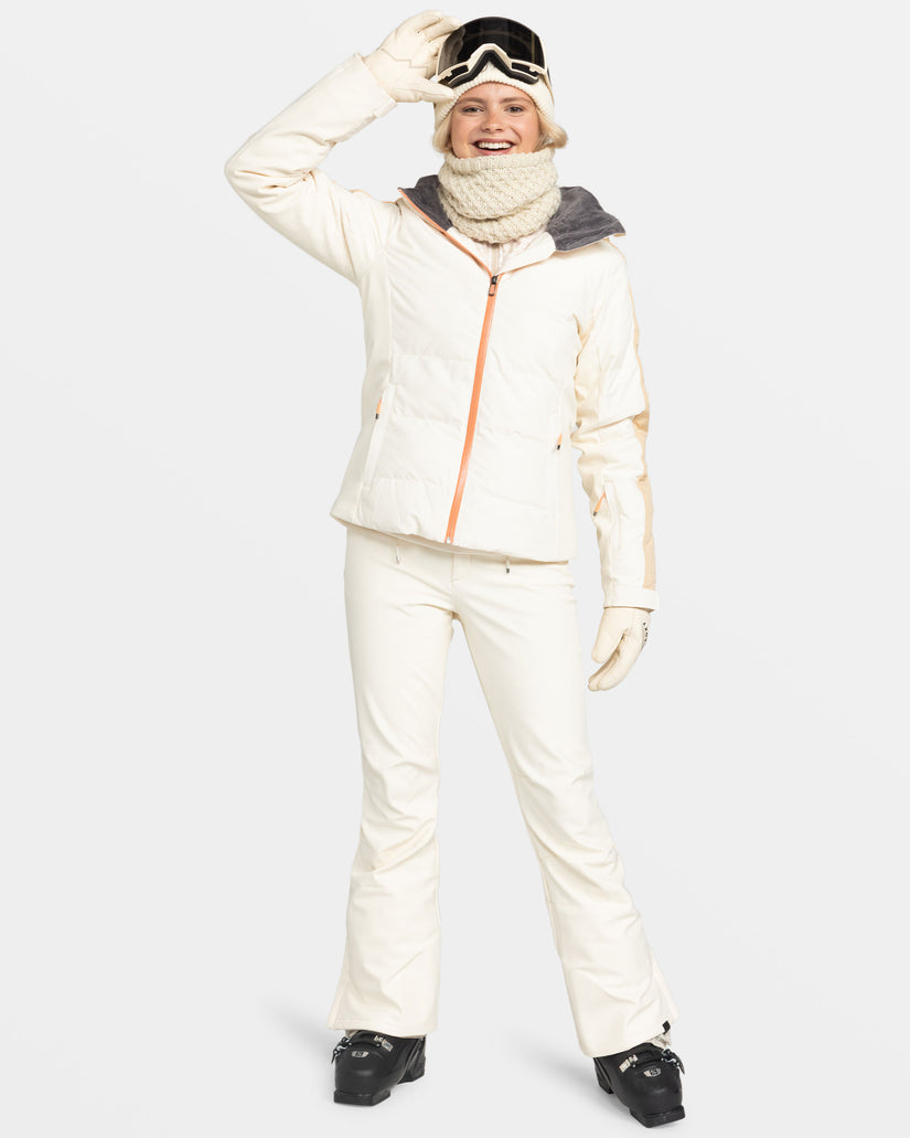 Women Roxy® Snowblizzard Snowboard Jackets White | JSVT-48197