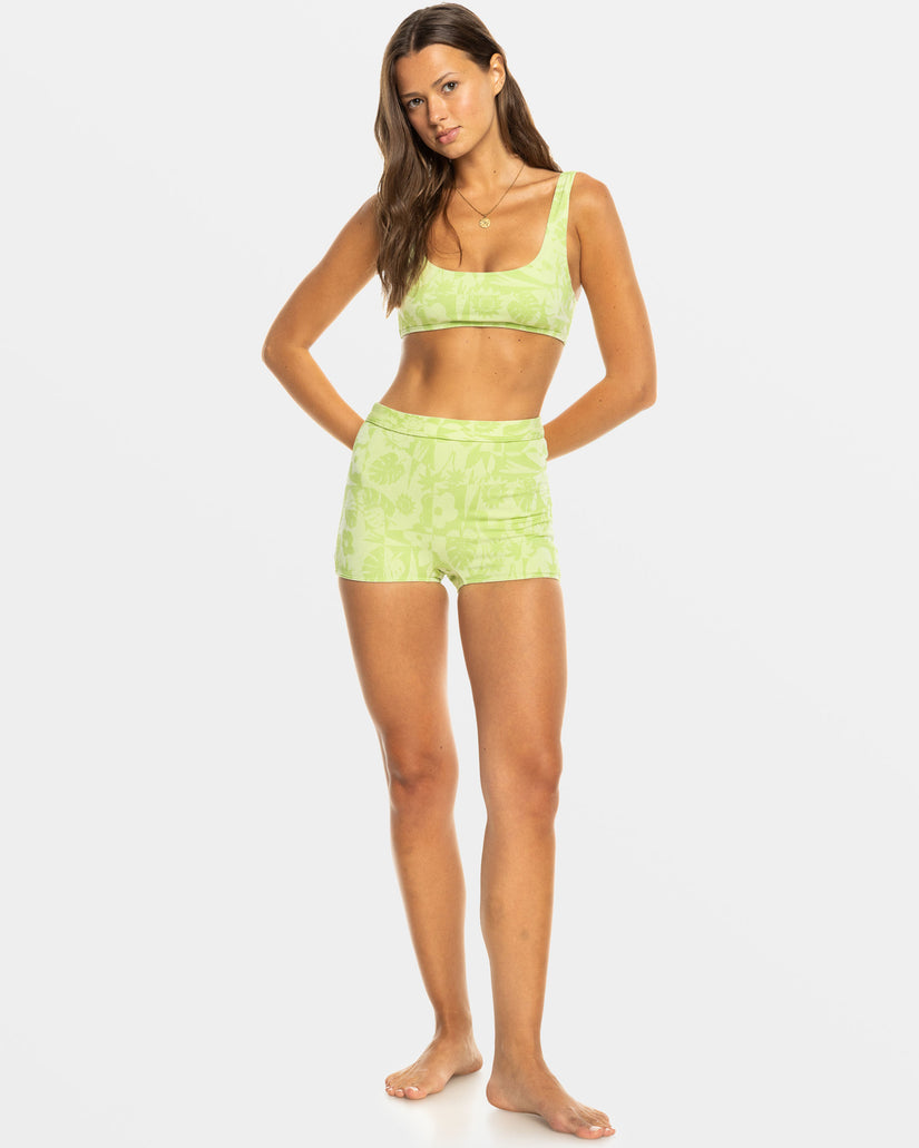 Women Roxy® Solaria Bralette Bikini Tops Green | OEWQ-15763