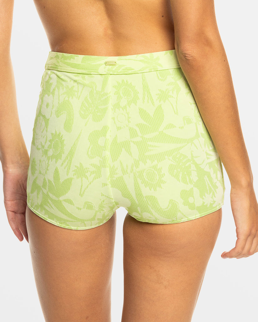 Women Roxy® Solaria Shorty Bikini Bottoms Green | EJIO-37641