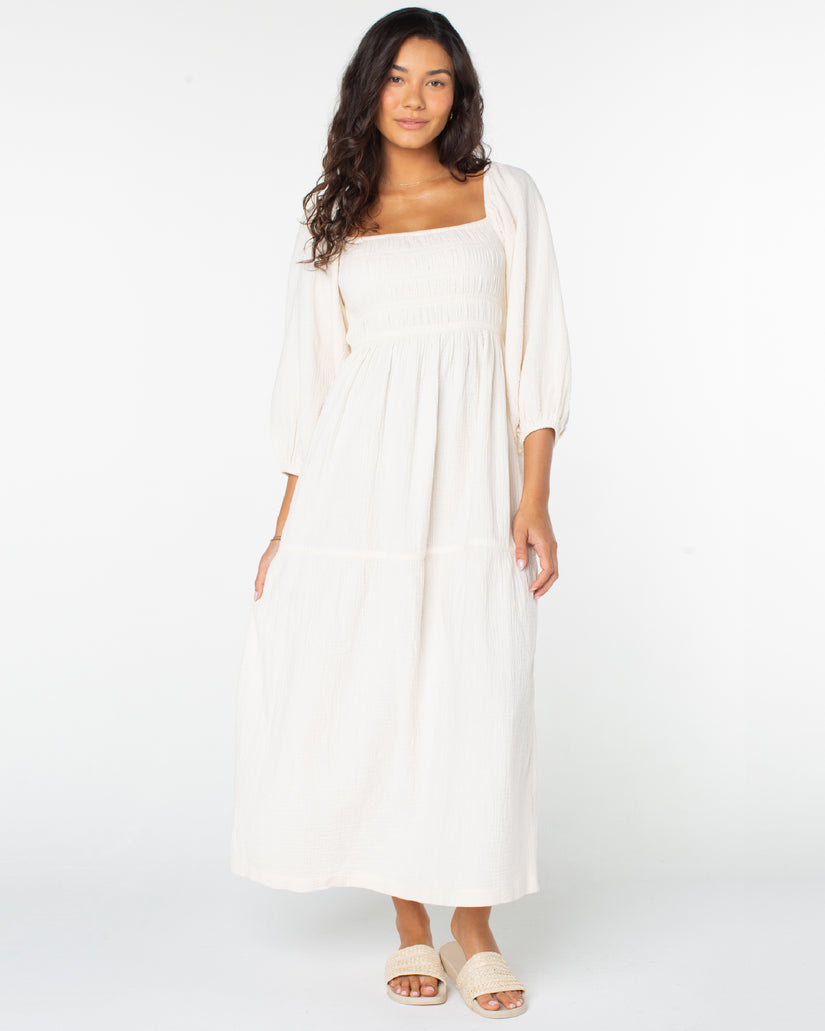 Women Roxy® Sorrento Sands Dress White | NAVS-08697