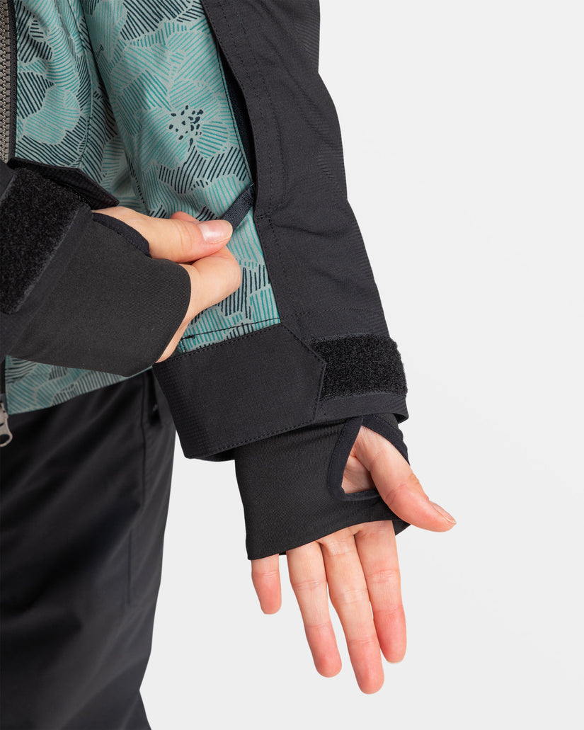 Women Roxy® Stated Snowboard Jackets Green | DTMY-42763