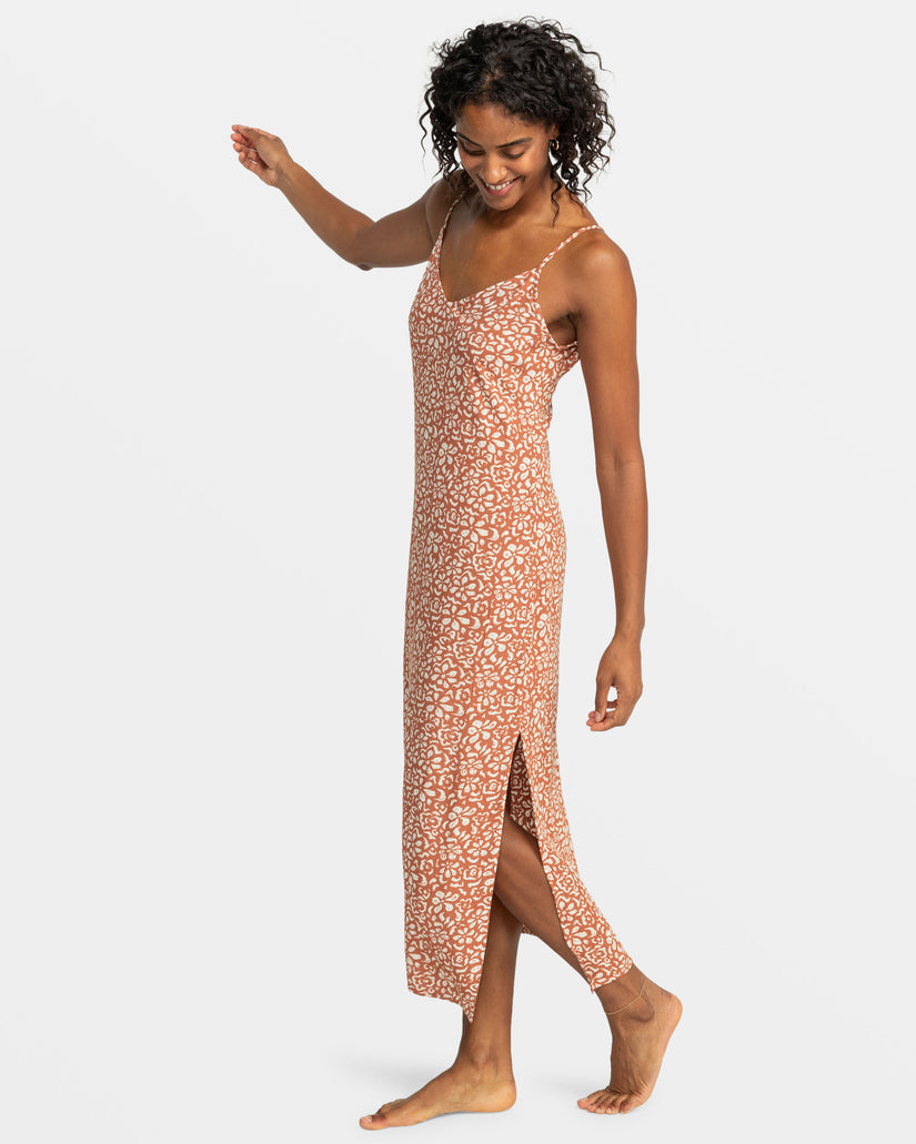 Women Roxy® Stay Sunny Midi Dress Orange | HKRY-58671