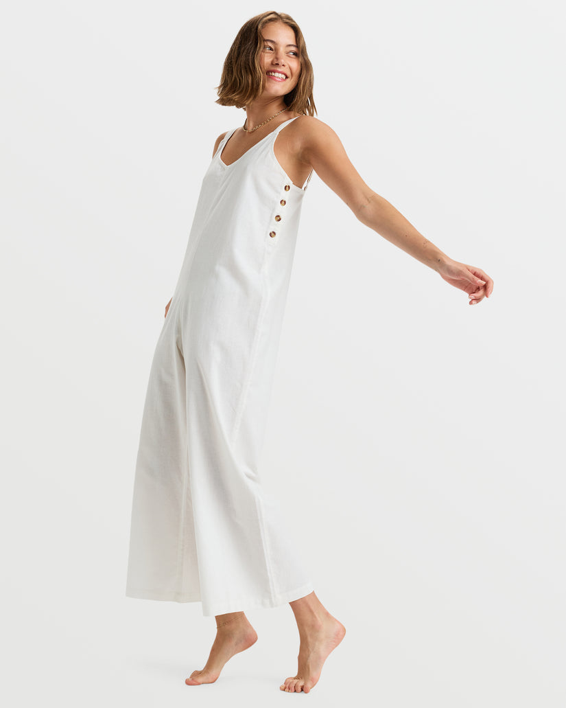 Women Roxy® Summer Icon Jumpsuit White | PDYQ-63284