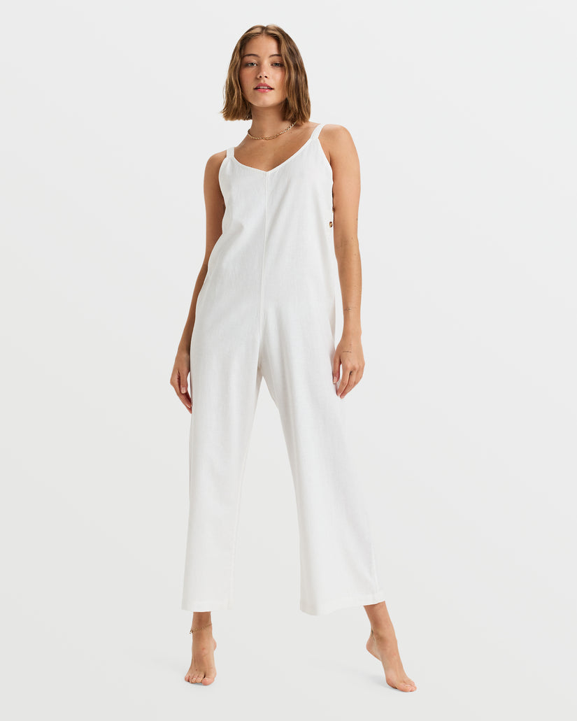 Women Roxy® Summer Icon Jumpsuit White | PDYQ-63284