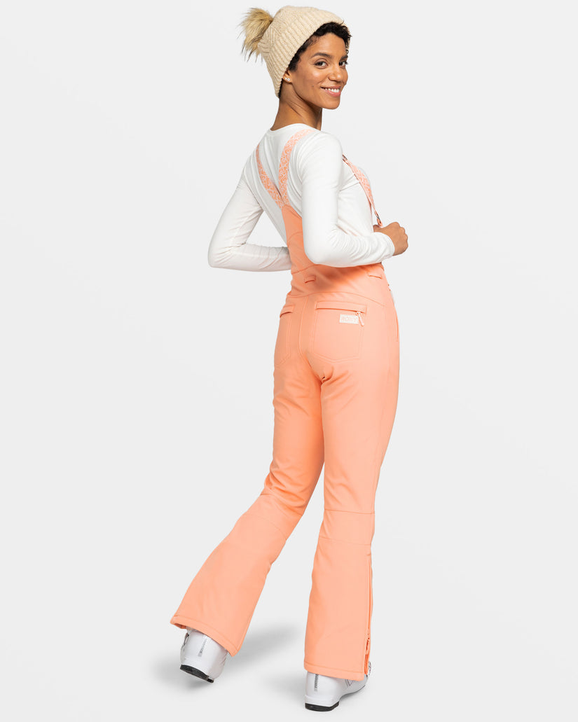 Women Roxy® Summit Bib Snowboard Pants Orange | IGNT-30468