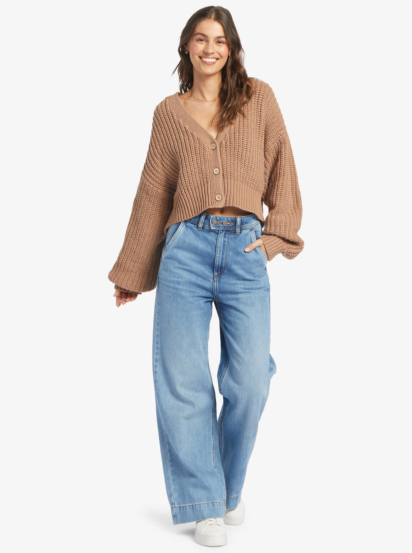 Women Roxy® Sundaze Sweaters Grey Brown | QHTS-41867