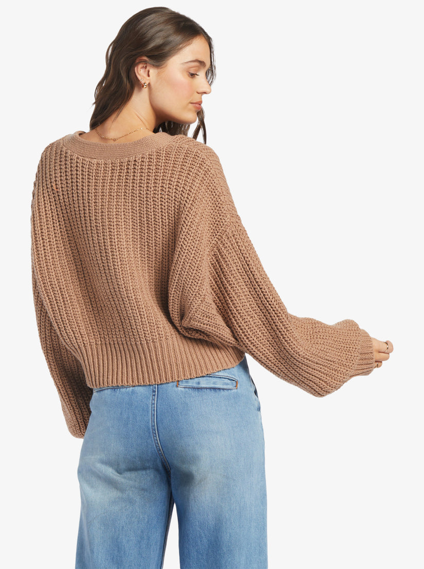 Women Roxy® Sundaze Sweaters Grey Brown | QHTS-41867