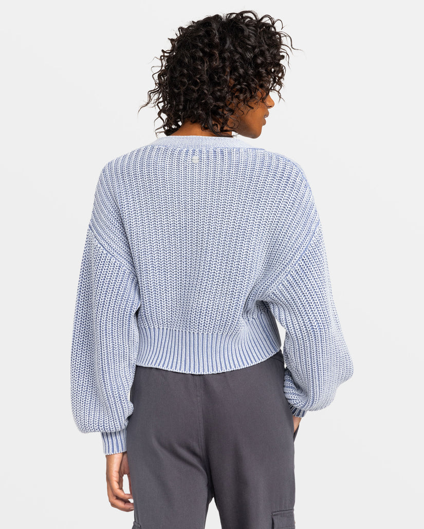 Women Roxy® Sundaze Washed Cardigan Blue | OLEW-36287