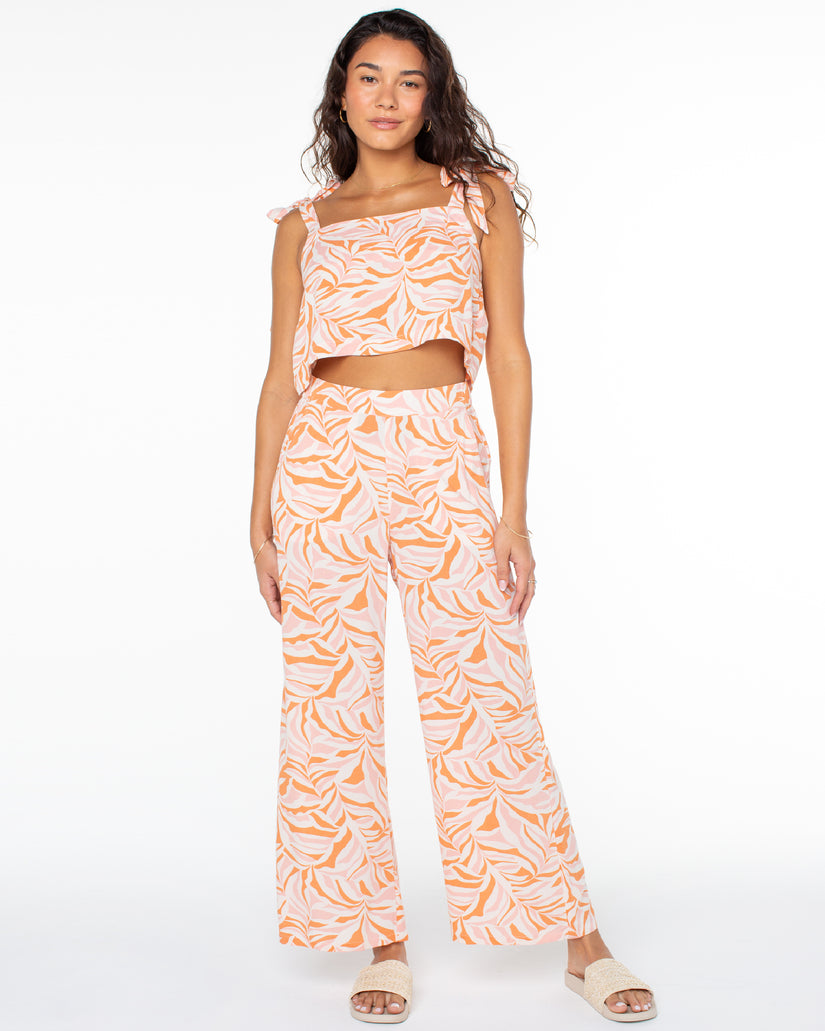 Women Roxy® Sunny Adelaide Crop Tops Orange | LNEH-52871