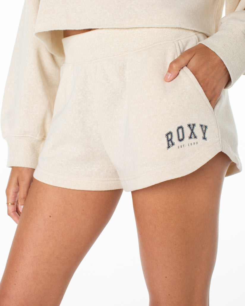 Women Roxy® Sunray Elastic Waist Shorts Beige | JTUB-07246