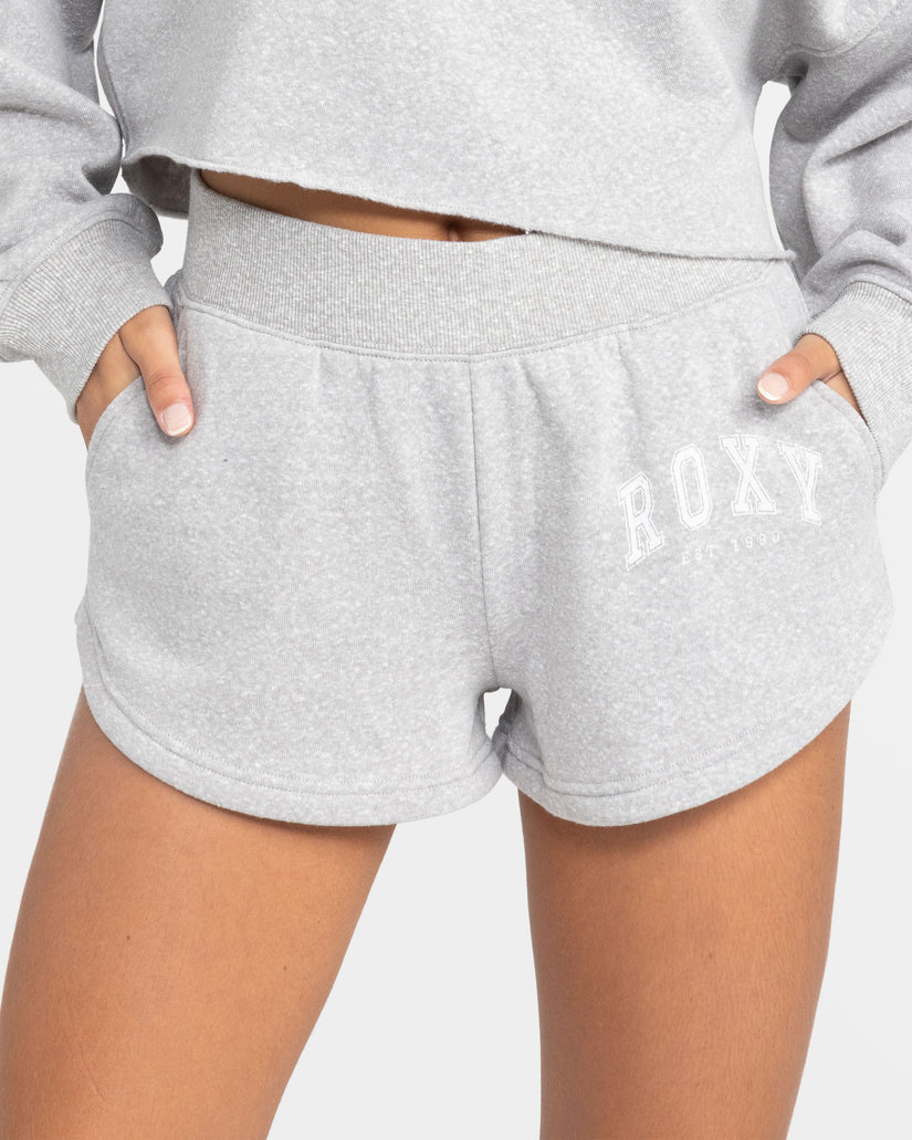 Women Roxy® Sunray Elastic Waist Shorts Grey | ITDJ-01974