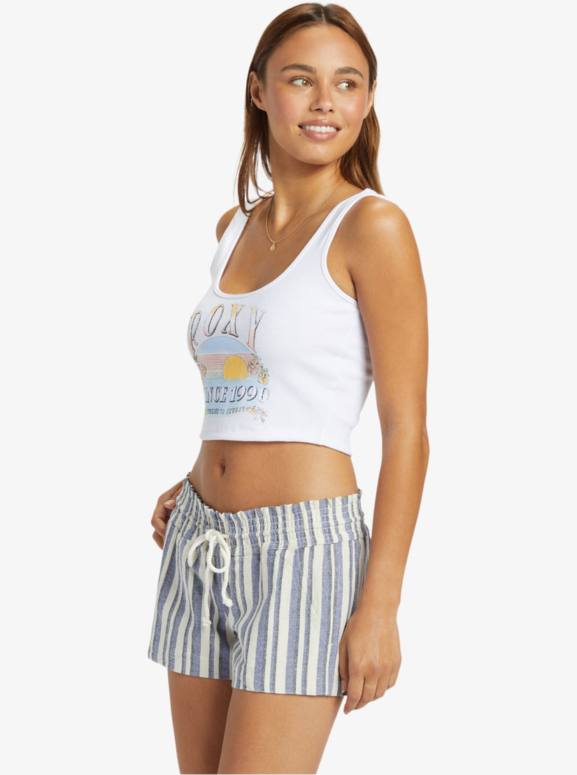 Women Roxy® Sunrise To Sunset Dive In Tops White | EKAO-60952