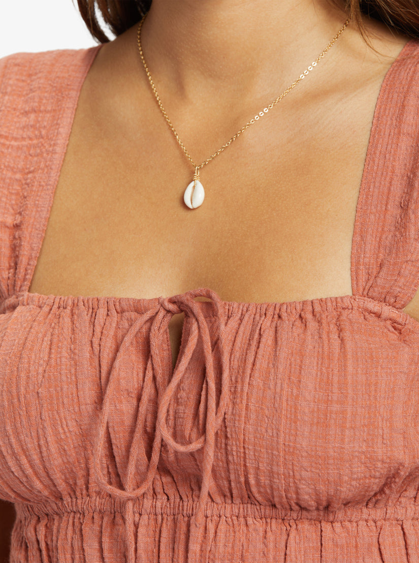 Women Roxy® Sunset Mist Ruched Tops Orange | IOCN-14723