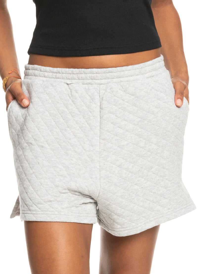 Women Roxy® Surf Break Elasticated Lounge Shorts Grey | NZLY-45103