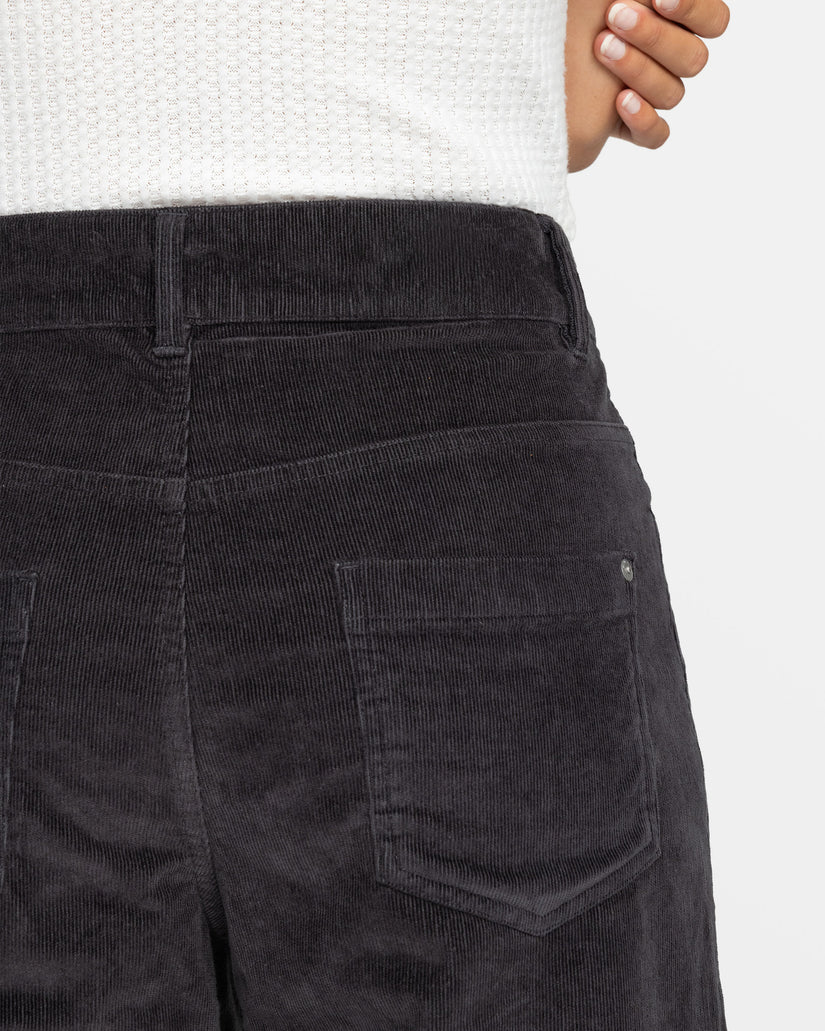 Women Roxy® Surf On Cloud Corduroy Pants Black | NMCP-81473