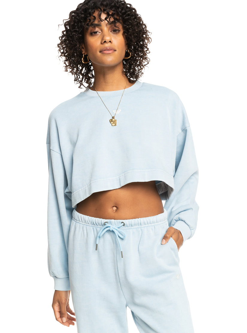 Women Roxy® Surf Safari Sweatshirt Blue | MKBP-79854