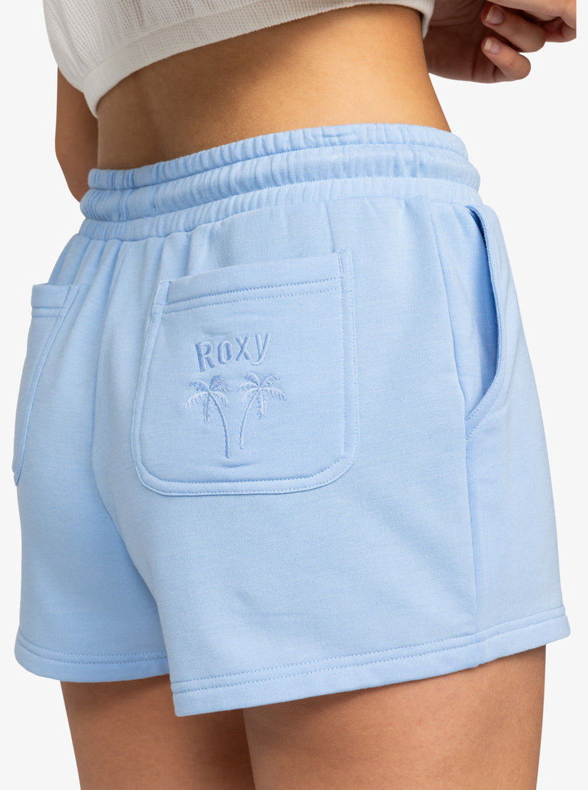 Women Roxy® Surfing By Moonlight Elastic Waist Shorts Blue | HPUL-12063