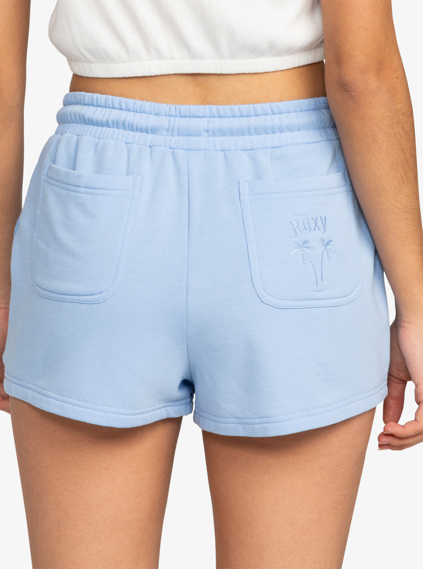 Women Roxy® Surfing By Moonlight Elastic Waist Shorts Blue | HPUL-12063