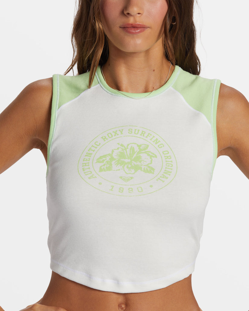 Women Roxy® Surfing Original Tank Top White | RCWP-56983
