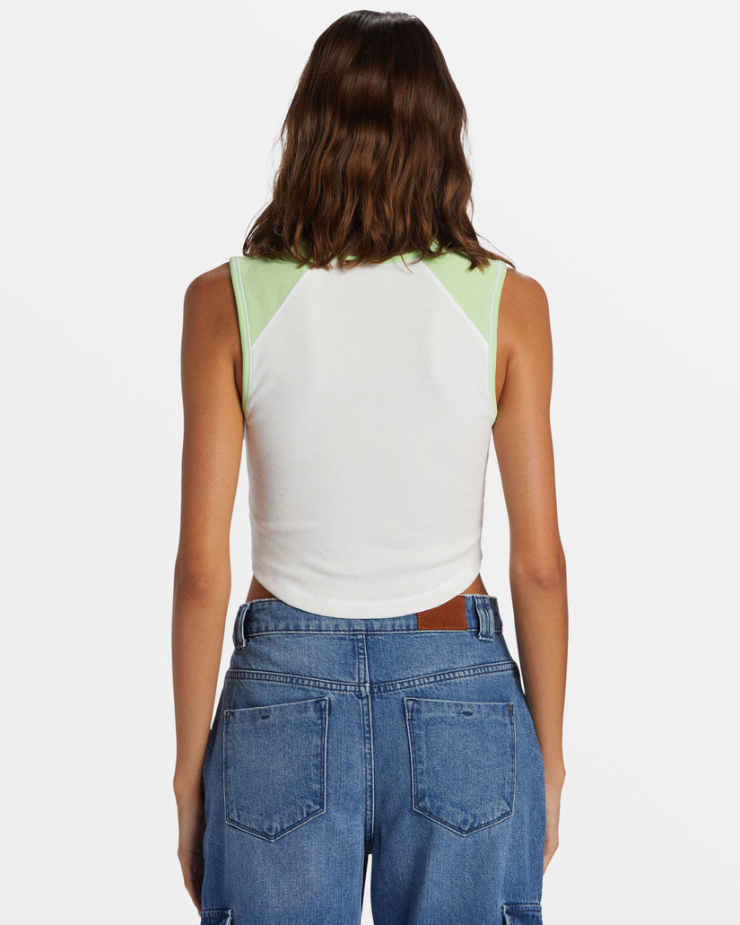 Women Roxy® Surfing Original Tank Top White | RCWP-56983