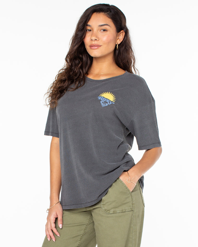 Women Roxy® Swell Seeker T-Shirt Dark Grey | XODN-94875