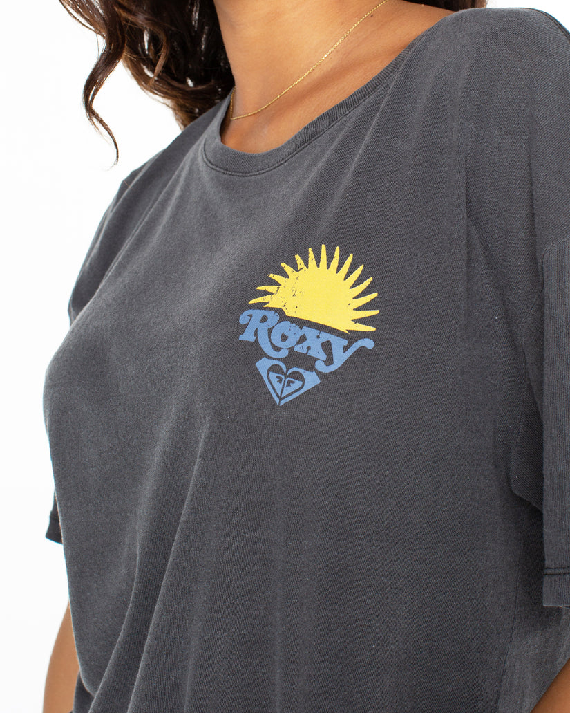 Women Roxy® Swell Seeker T-Shirt Dark Grey | XODN-94875
