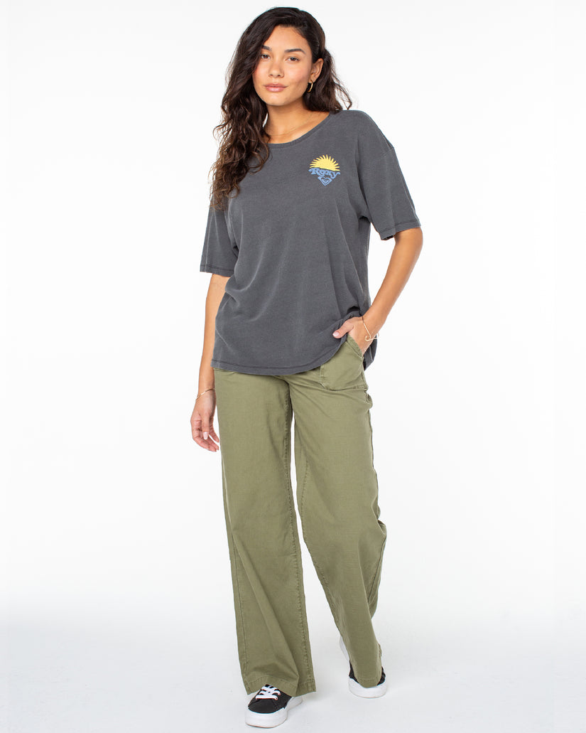 Women Roxy® Swell Seeker T-Shirt Dark Grey | XODN-94875