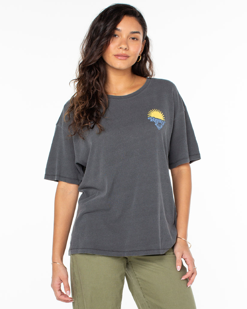 Women Roxy® Swell Seeker T-Shirt Dark Grey | XODN-94875