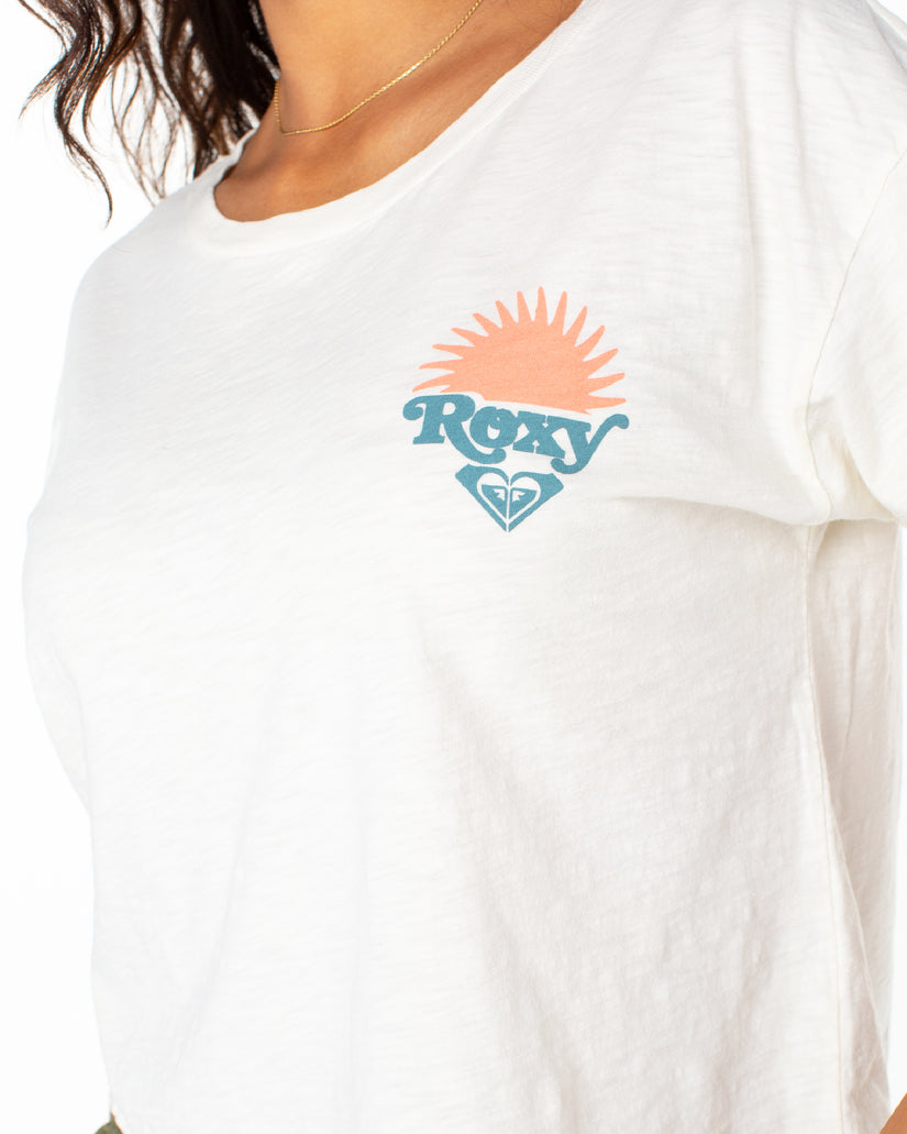 Women Roxy® Swell Seeker T-Shirt White | KNRS-41082