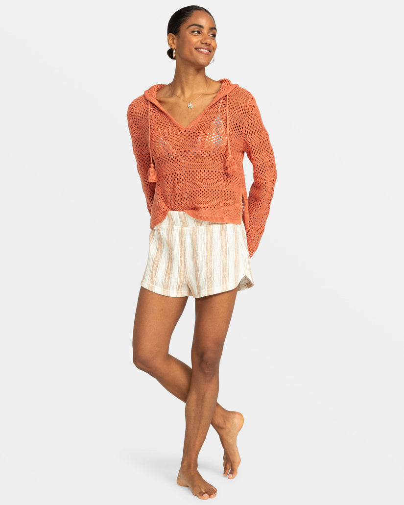 Women Roxy® Todos Waves High Waist Shorts Stripes | JFXO-75308