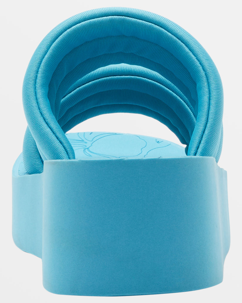 Women Roxy® Totally Tubular Slide Sandals Light Turquoise | EPSV-65749