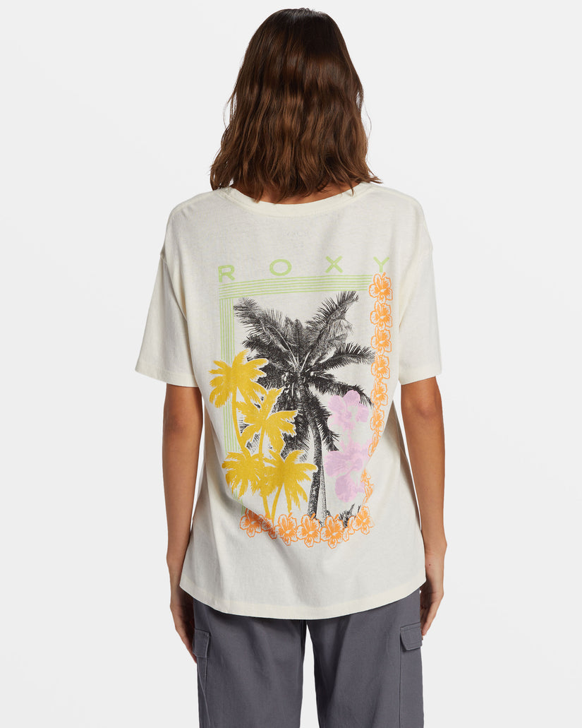 Women Roxy® Tropic Daze T-Shirt White | MOBG-05967