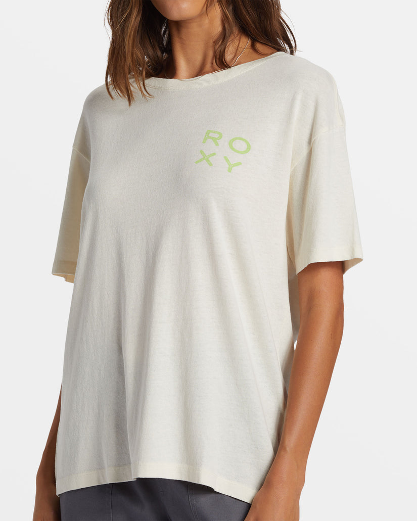 Women Roxy® Tropic Daze T-Shirt White | MOBG-05967