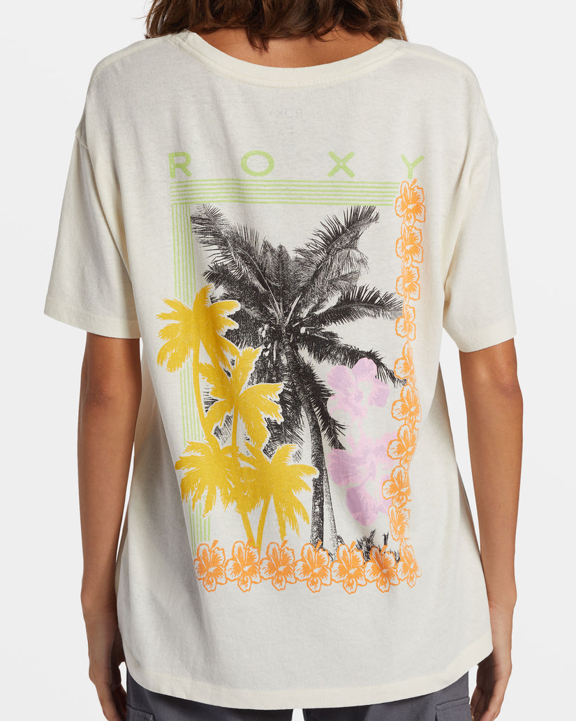 Women Roxy® Tropic Daze T-Shirt White | MOBG-05967