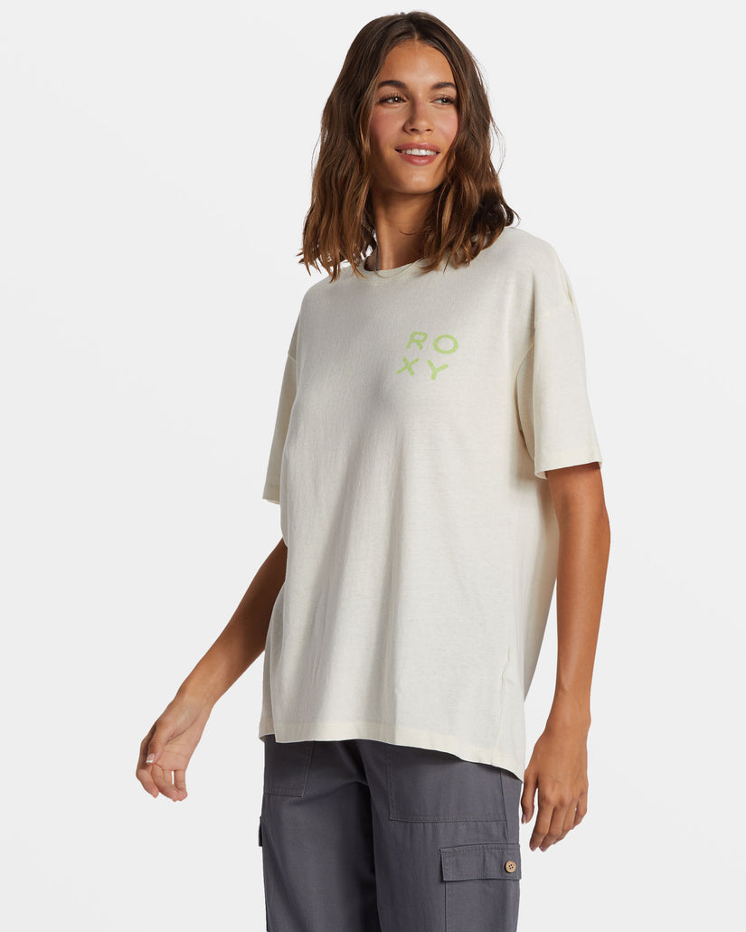 Women Roxy® Tropic Daze T-Shirt White | MOBG-05967