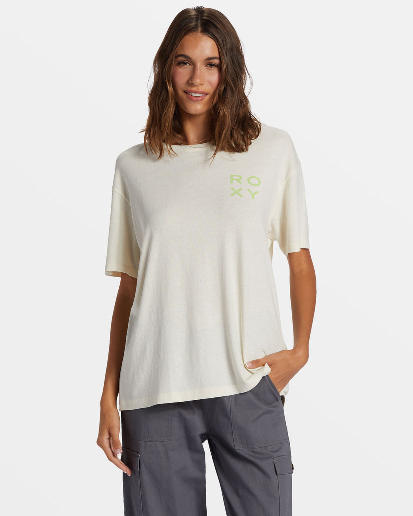 Women Roxy® Tropic Daze T-Shirt White | MOBG-05967