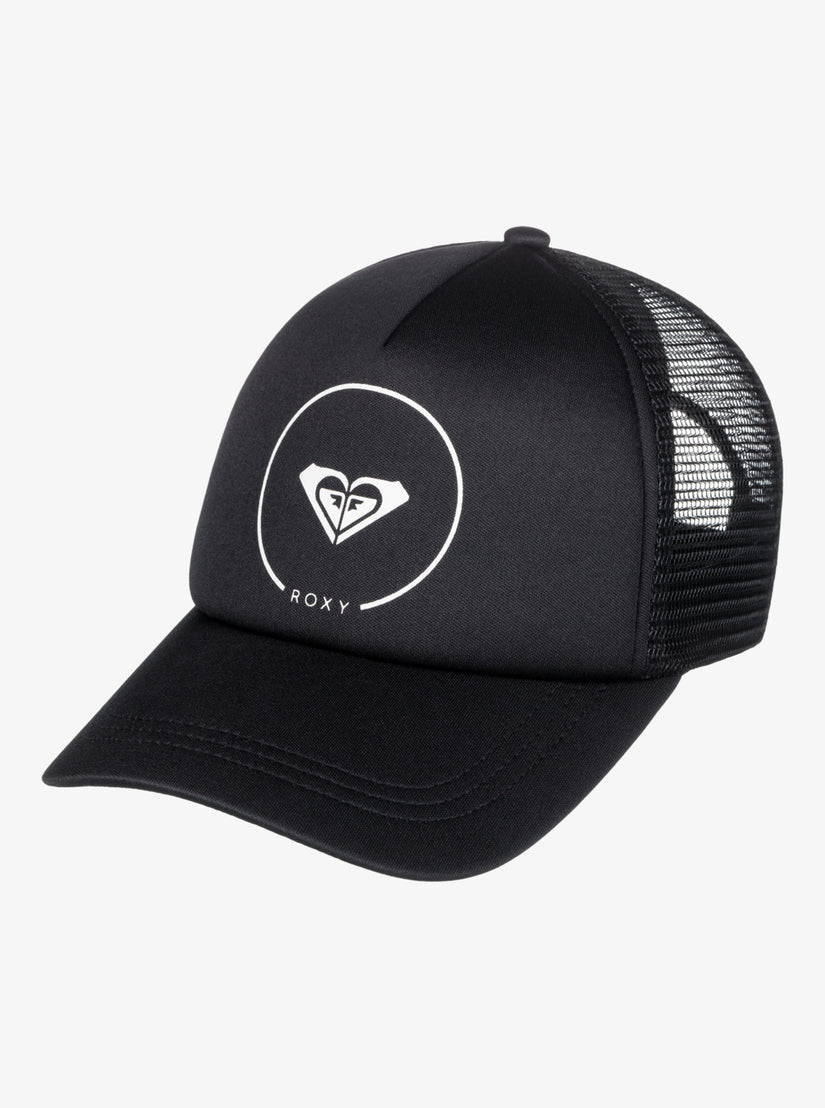 Women Roxy® Truckin Trucker Hats Black | GUXN-31742