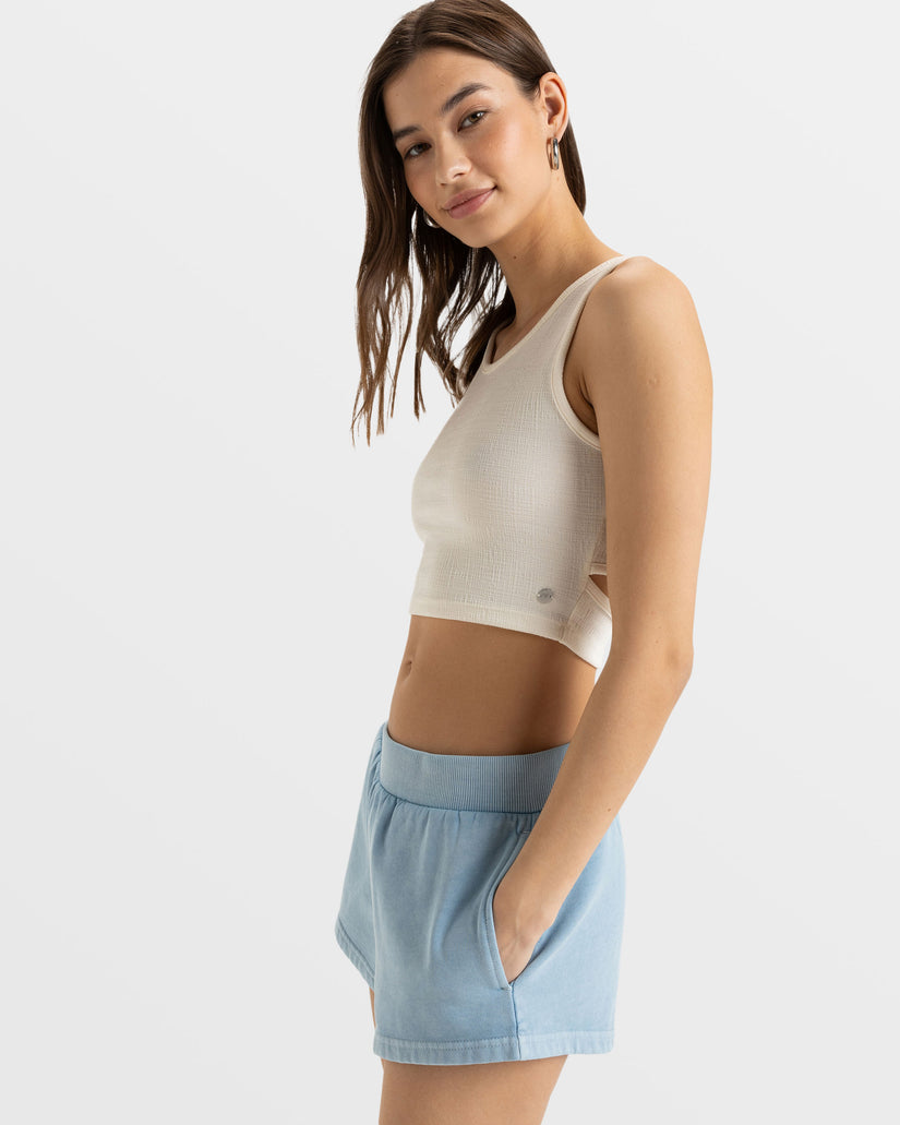 Women Roxy® True Radical Elastic Waist Shorts Blue | URZO-41607