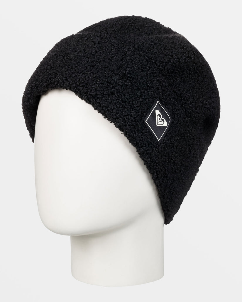 Women Roxy® Valwood Cuff Beanie Black | VBPU-40891