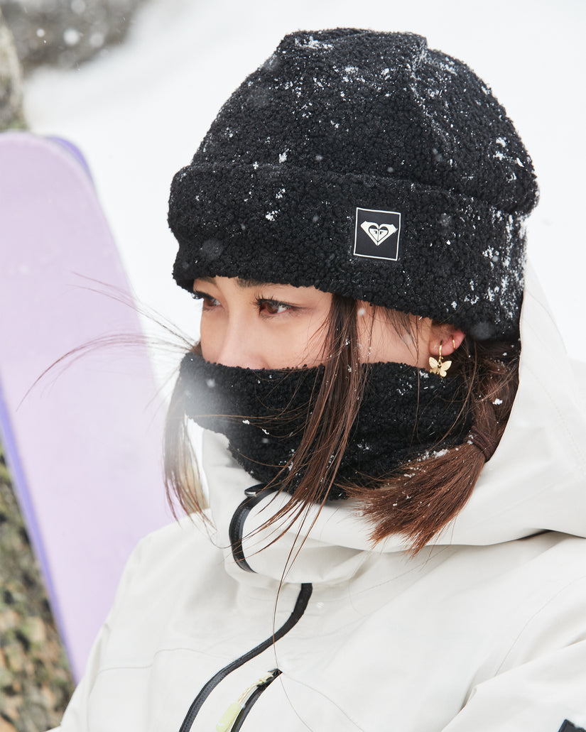 Women Roxy® Valwood Cuff Beanie Black | VBPU-40891