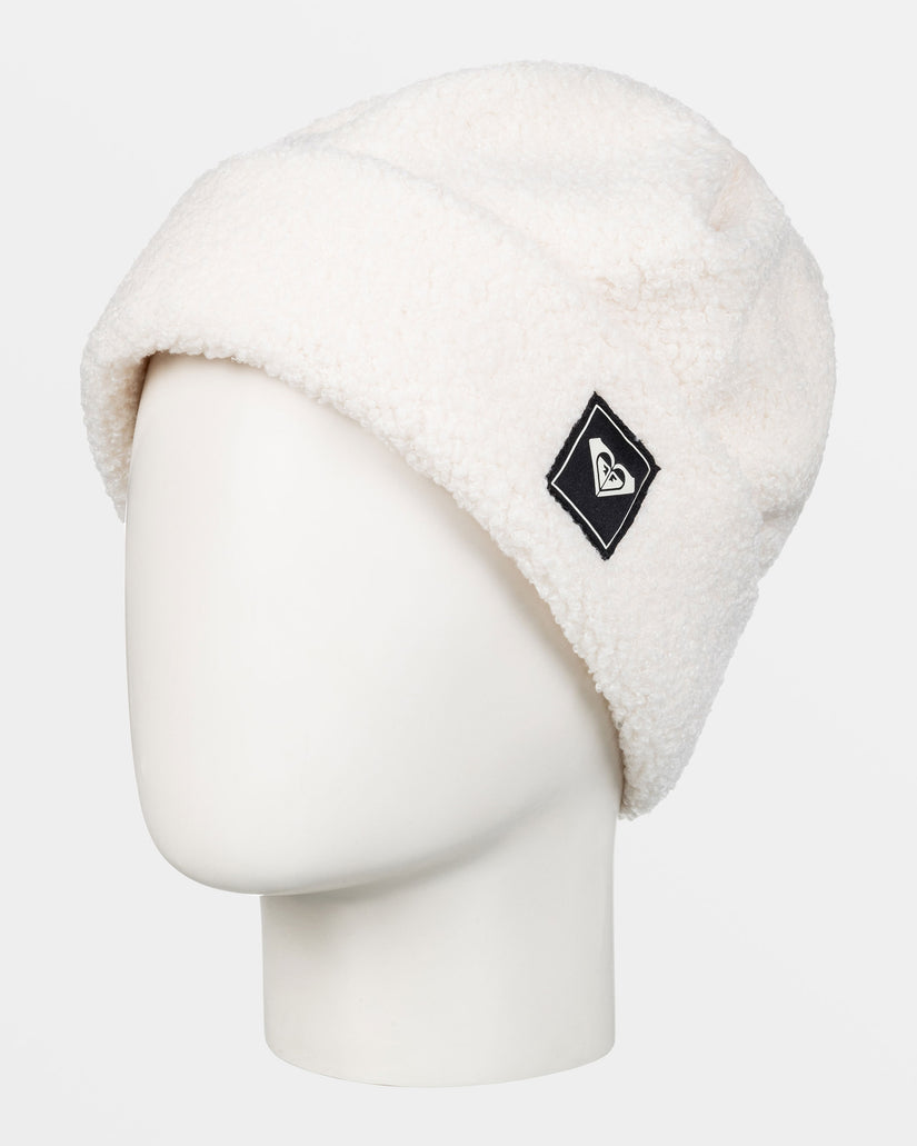 Women Roxy® Valwood Cuff Beanie White | QTUR-96723